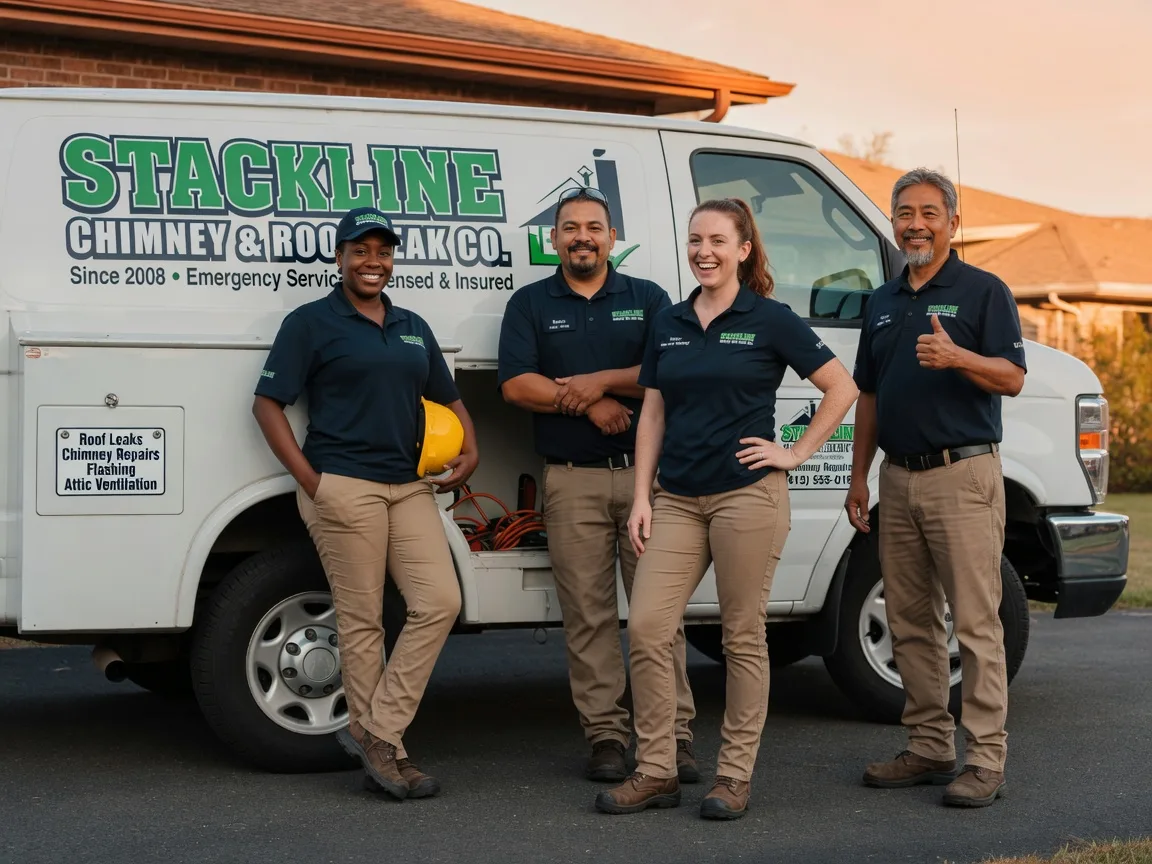Chimney flashing repair company in Farmersville, TX
